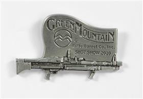 Green Mountain Shot Show 2010 Commemorative Pin Green Mountain Shot Show 2010 Commemorative Pin, pewter, 1" x 1.5", while supply lasts